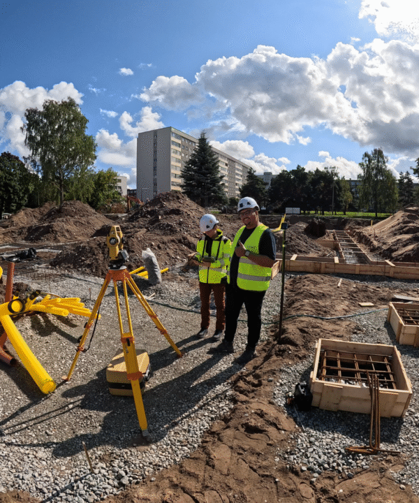 ehitusgeodeesia, teostusmõõdistamine, märkimine